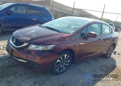 2014 Honda Civic Ex из США, поврежденный, VIN 19XFB2F85EE056382